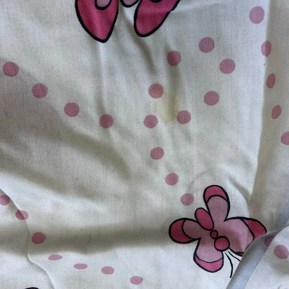 Vintage Disney Minnie Mouse Sheet Twin Set & Pillowcases